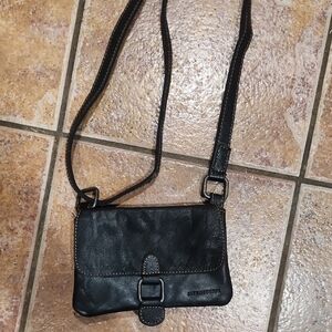 Jack George Dark Brown Leather Crossbody Bag Great Condition